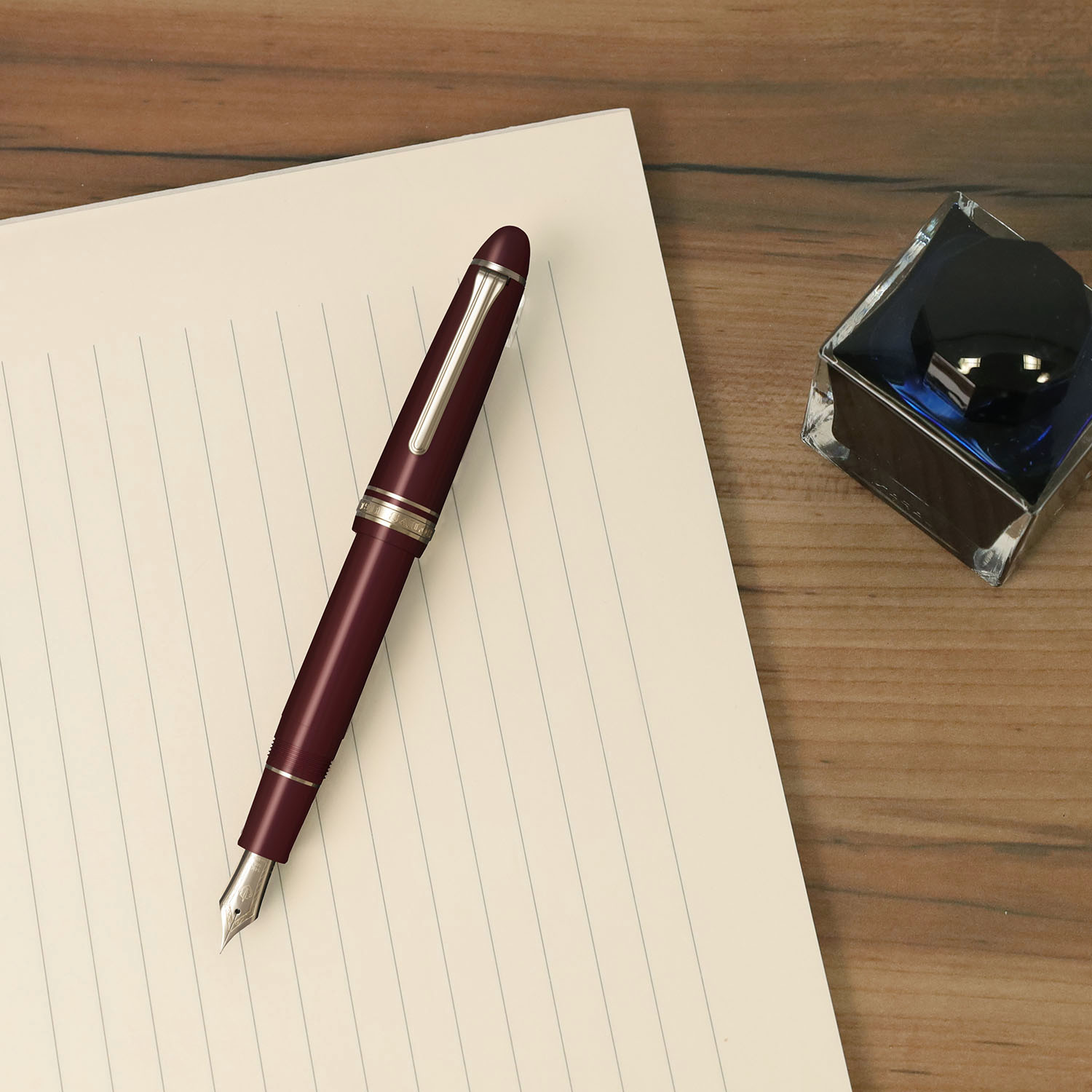 Sailor 1911L 14k Red GT Fountain pen - Vulpen / Fountain pen